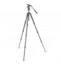 Manfrotto Befree live Aluminium tripod twist, video head