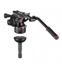 Manfrotto Nitrotech 612 video head, CF twin leg tripod gs