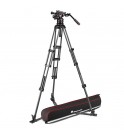 Manfrotto Nitrotech 612 video head, CF twin leg tripod gs