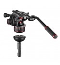Manfrotto Nitrotech 612 video head, CF twin leg tripod ms