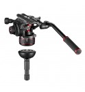Manfrotto Nitrotech 612 video head, CF Tall Single Legs Tripod