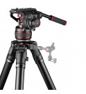 Manfrotto Nitrotech 612 series with 635 Fast Single Leg Carbon Tripod