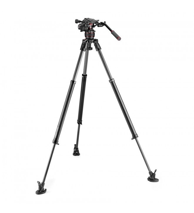 Manfrotto Nitrotech 608 series with 635 Fast Single Leg Carbon Tripod