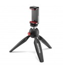 Manfrotto Mini Tripod Black with Universal Smartphone Clamp