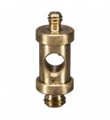 Manfrotto Short 16mm Spigot with 1/4'' and 3/8'' screw