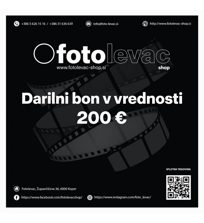 Darilni bon v vrednosti 200,00 €