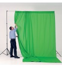 Lastolite Chromakey Curtain 3 x 3.5m Green
