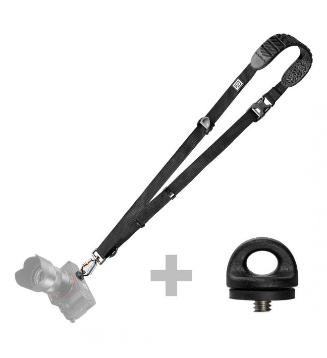BlackRapid Cross Shot Bundle - Cross Shot-BK and Extra FR-5 Lightweight Series (Black)