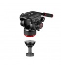 Manfrotto 504X Fluid Video Head with 645 Fast Twin Alu Tripod