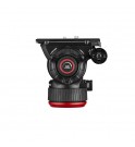 Manfrotto 504X Fluid Video Head with 645 Fast Twin Alu Tripod