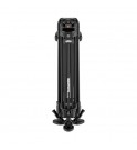 Manfrotto 504X Fluid Video Head with 645 Fast Twin Alu Tripod