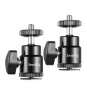 SmallRig 1/4" Camera Hot shoe Mount with Additional 1/4" Screw (2pcs Pack)