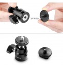 SmallRig 1/4" Camera Hot shoe Mount with Additional 1/4" Screw (2pcs Pack)