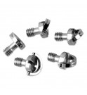 SmallRig 1/4" Thumbscrew with D-Ring (5-Pack)