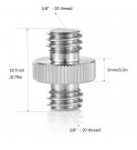 SmallRig 3/8" Male to 3/8" Male Thread Adapters (2-Pack)