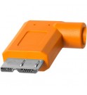TetherPro Right Angle Adapter USB 3.0 to USB 3.0 Micro-B 5-Pin