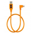TetherPro Right Angle Adapter USB 2.0 to USB 2.0 Mini-B 5-Pin