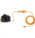 TetherPro Right Angle Adapter USB 2.0 to USB 2.0 Mini-B 5-Pin