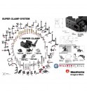 Manfrotto 035 Super Clamp without Stud, includes 035WDG Wedge