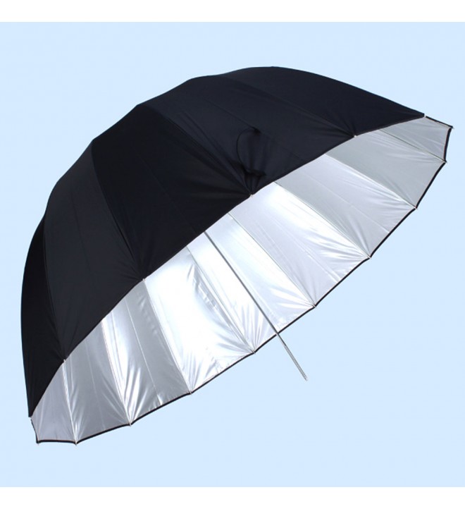 Aurora Deep Umbrella Silver, Ø135cm