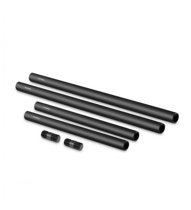 SmallRig 1659 15mm with M12 Thread Black Aluminum Alloy Rods 