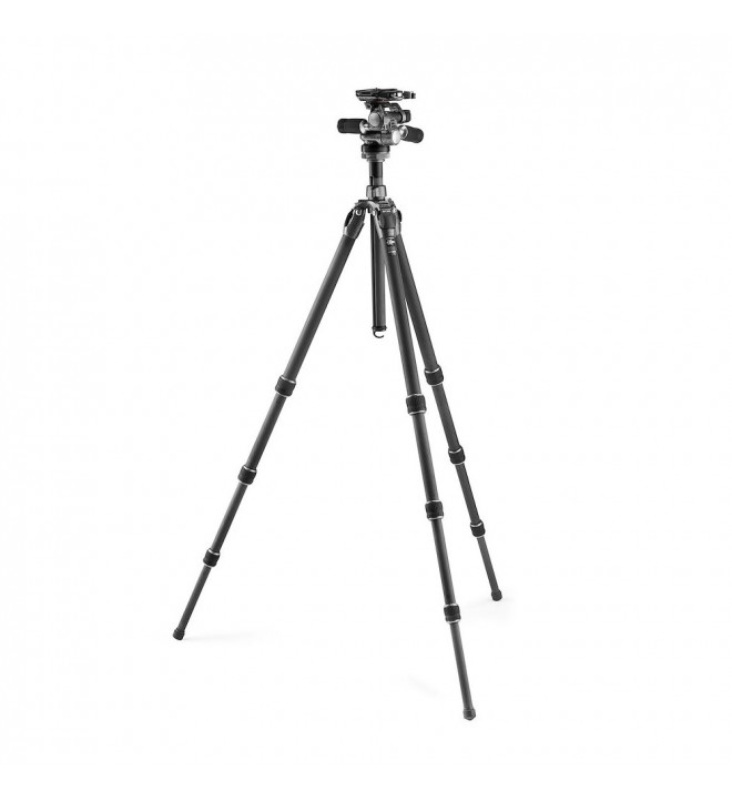 Gitzo Mountaineer-Kit-Series-2-Carbon-4-sections-3-Way-Fluid-Head