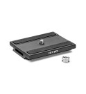 Gitzo quick release plate, D profile with rubber grip
