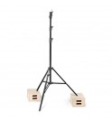 Avenger Combo Stand 35 Black 350cm/138in Alu Double Riser