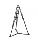 Manfrotto 504X Fluid Video Head with Alu Twin leg tripod GS
