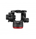 Manfrotto 504X Fluid Video Head with Alu Twin leg tripod GS