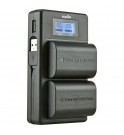 Jupio USB Duo polnilec za Sony NP-F550 / F750 / F970