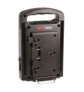 Hedbox RP-DC100A Gold Mount Dual Battery Charger