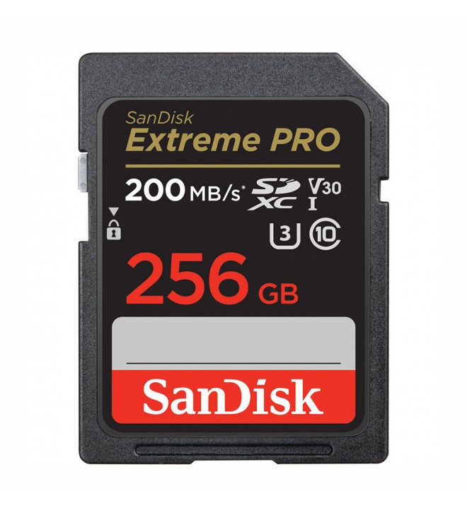 SanDisk Extreme® Pro SDXC 256GB 200MB/s UHS-1 