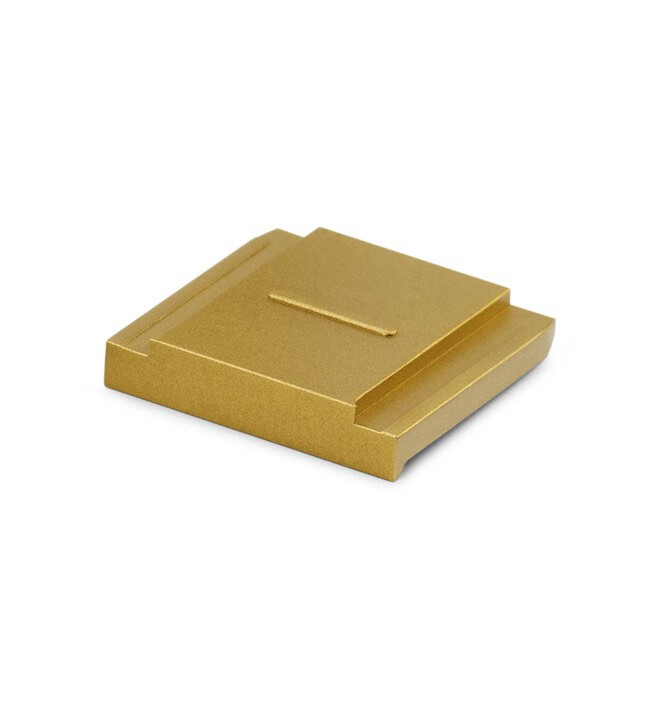 Leica Hot Shoe Cover (Brass, Blasted Finish)
