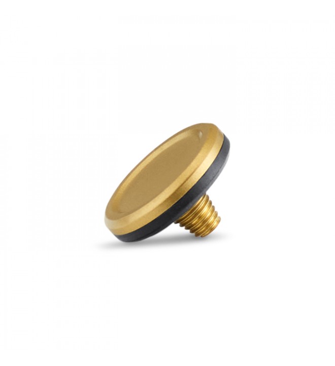 Leica Soft Release Button (Brass, Blasted Finish)