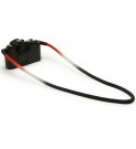 Artisan & Artist Graduated-Color Silk Cord Camera Strap (Black/Red)
