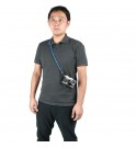 Artisan & Artist ACAM-701 Pin-Dot Cord Strap (Red/Black)