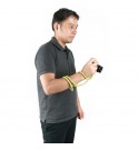 Artisan & Artist ACAM-706 Pin-Dot Cord Strap (Black/White) 