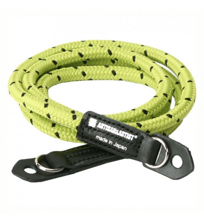 Artisan & Artist ACAM-706 Pin-Dot Cord Strap (Yellowgreen/Black)