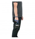 Artisan & Artist ACAM-706 Pin-Dot Cord Strap (Blue/Black)