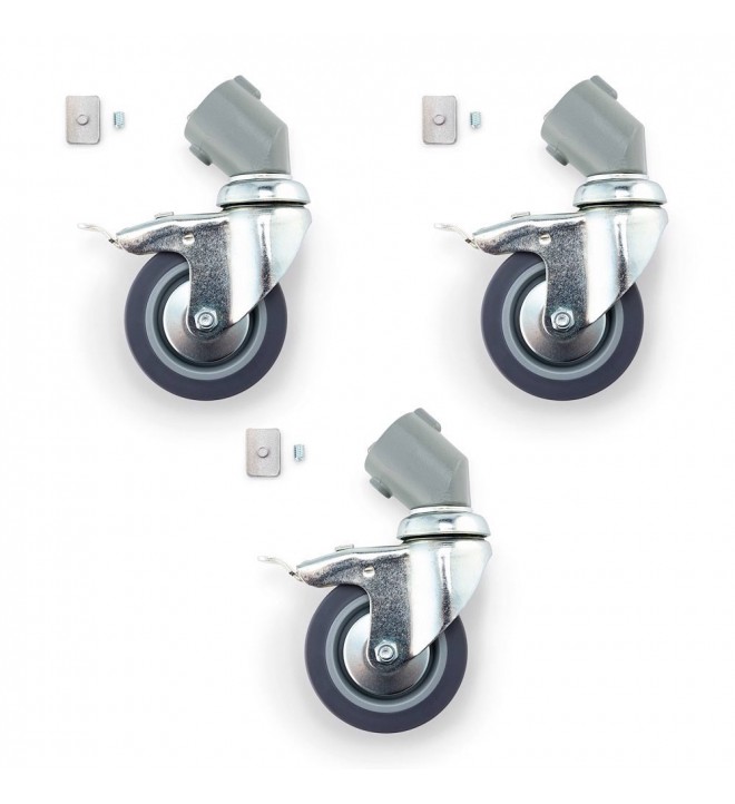 Manfrotto Wheel Set of 3 75mm with brakes and adapter for legs