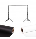 Background Support Sistem + 2 roli Manfrotto ozadij