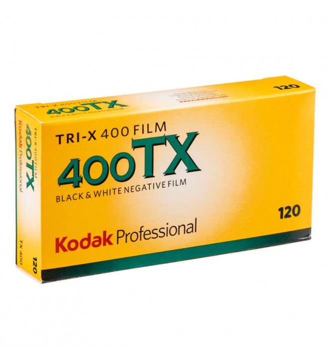 Kodak Professional Tri-X 400 B&W Negative Film (120 Roll Film, 5-Pack)