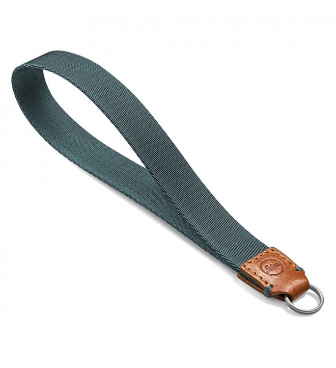 Leica Leather Wrist Strap (Cognac/Petrol)
