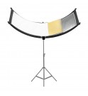 Caruba Curved Face Reflector Pro Extension set 180 x 65cm