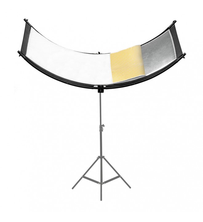 Caruba Curved Face Reflector Pro Extension set 180 x 65cm