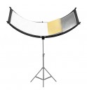 Caruba Curved Face Reflector Pro Kit - 180cm x 65cm (incl extended-set)