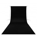 Caruba Wrinkle Resistant Backdrop 2,6 x 6m - Black