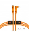 Tether Tools TetherPro Optima 10G USB-C 4.6m - Straight to Right Cable