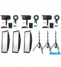 Nanlite FS-60B Bi-color LED luč TRIPLE KIT